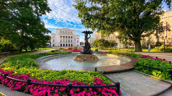 Riga Lettland August 2020 Lettische Nationaloper Und Ballett — Stockfoto