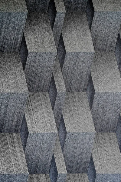 Nahaufnahme Schwarzer Geometrischer Formen Abstrakter Hintergrund — Stockfoto