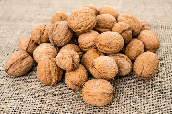 Close View Walnuts Tabletop — Stock Photo, Image