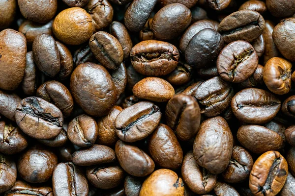 Coffee Beans Toasted Coffe Beans Texture — Stock Photo, Image