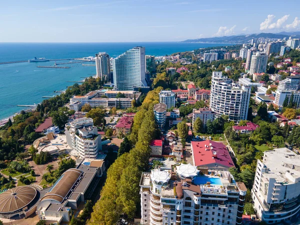 Moderno Complejo Ruso Sochi Mar Negro Vista Panorámica Aérea Sochi —  Fotos de Stock