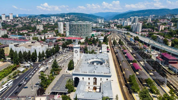 Sochi Vista Aerea Panoramica Russia — Foto Stock