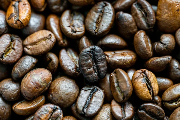 Coffee Beans Toasted Coffe Beans Texture — Stock Photo, Image