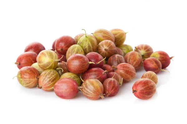 Green and red gooseberries — Stock Photo, Image