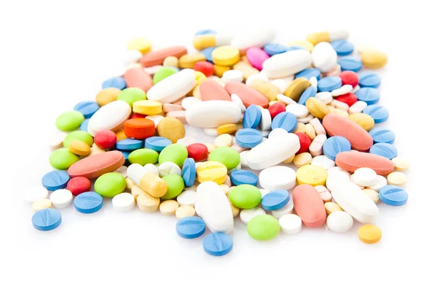 Various colorful pills — Stock Photo, Image