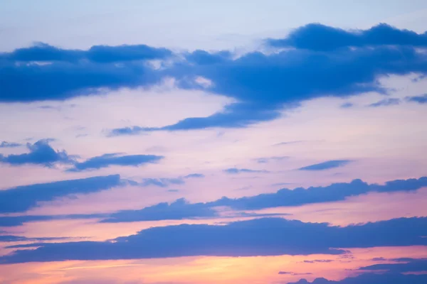 Pôr do sol céu fundo — Fotografia de Stock