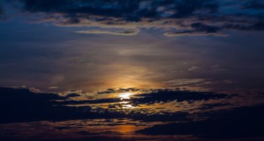 günbatımı gökyüzü arkaplanı 