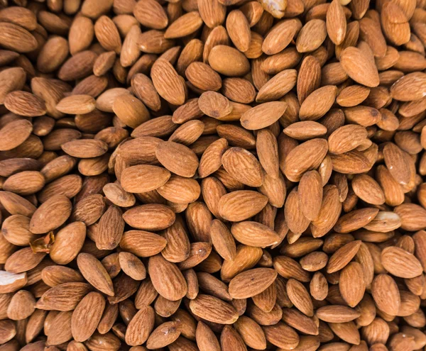 Almonds background — Stock Photo, Image