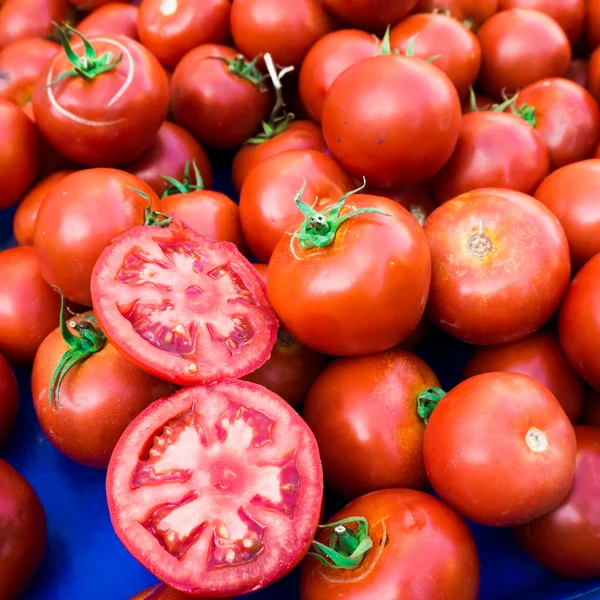 Foto de tomates. tomate fundo — Fotografia de Stock