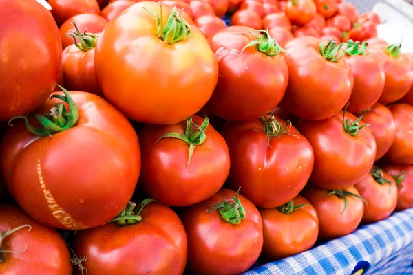 Foto de tomates. fondo de tomate —  Fotos de Stock