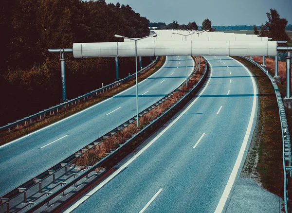 Auto-estrada. Estrada — Fotografia de Stock