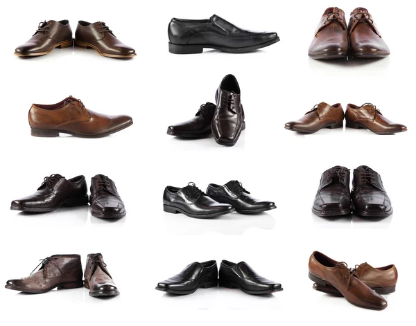 Mannelijke schoenen collectie — Stockfoto