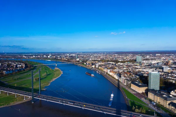 Düsseldorf-Panorama — Stockfoto