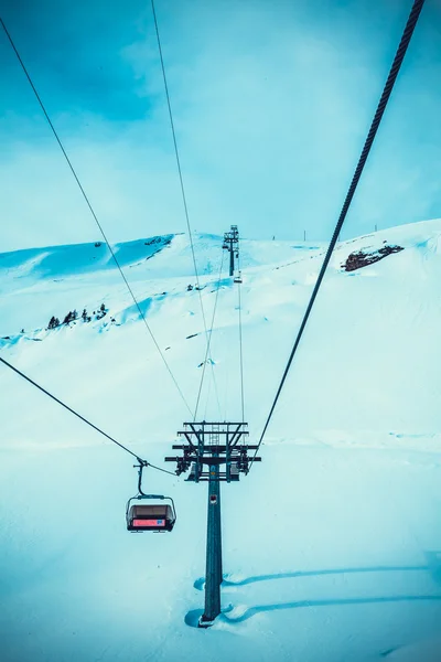 Ośrodek narciarski gór. — Zdjęcie stockowe