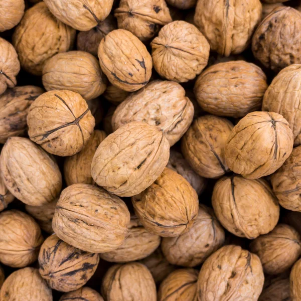 Unshelled walnuts texture — Stock Photo, Image