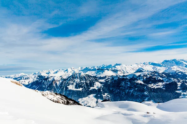 Alpes paisagem montanhosa — Fotografia de Stock
