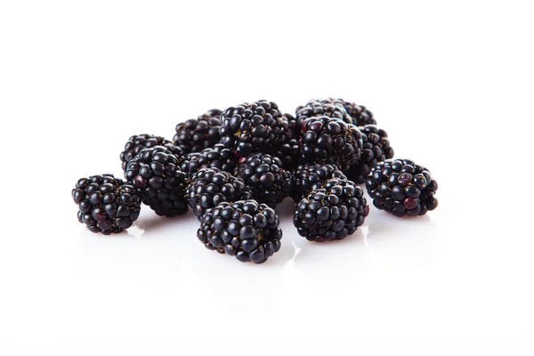 Pile of organic blackberries — Stock Photo, Image