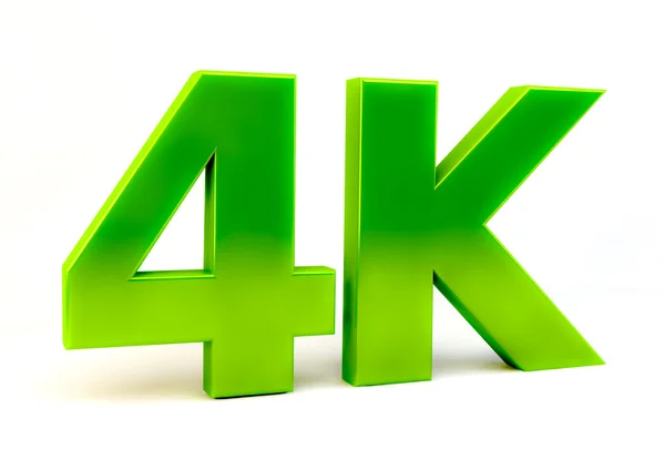Tecnologia televisiva 4K — Foto Stock
