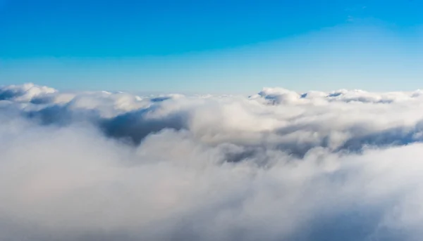 Blick aus dem Flugzeug. — Stockfoto