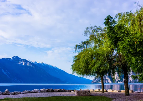 Pohled na jezero Garda — Stock fotografie