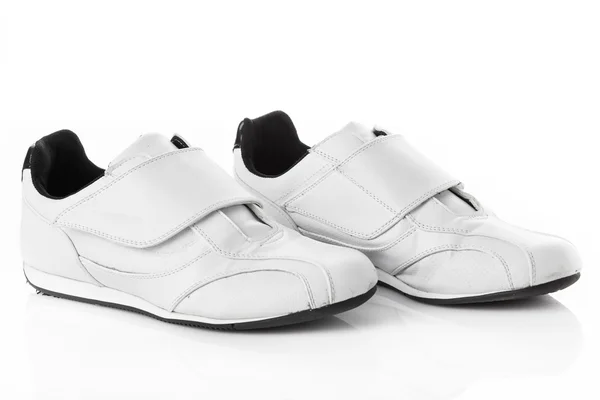 White Sport shoes — Zdjęcie stockowe