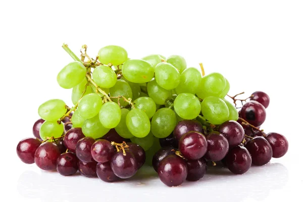 Red and green grapes — Stock Photo, Image