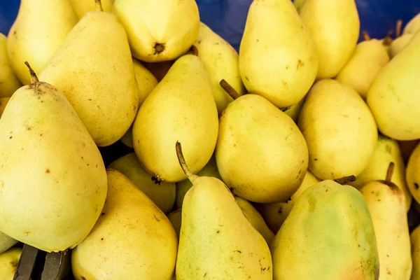 Bakgrund, mogna päron — Stockfoto