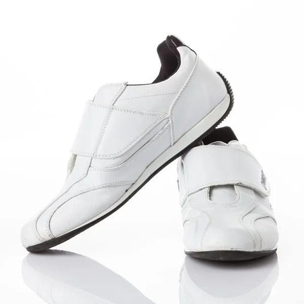 White Sport shoes — Zdjęcie stockowe