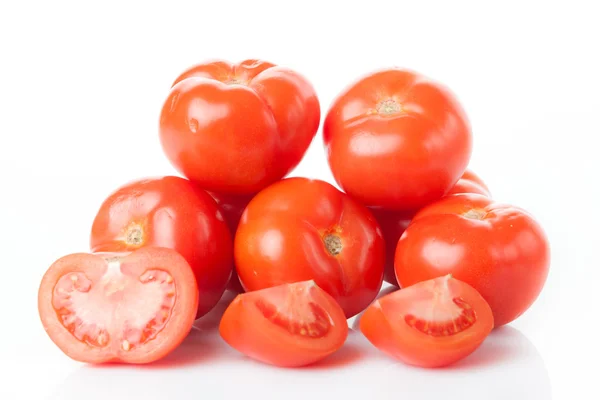 Färska röda tomater — Stockfoto