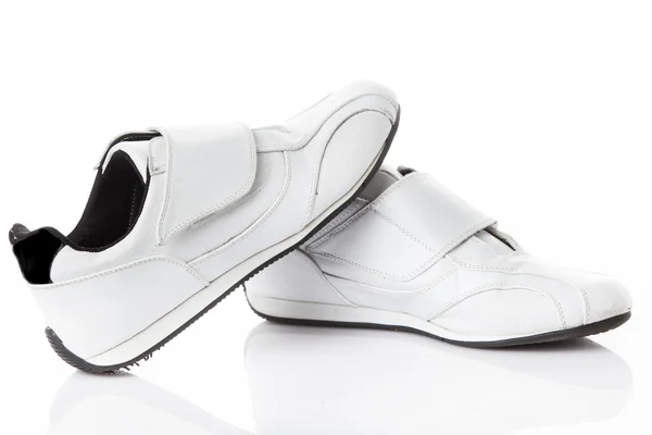 White Sport shoes — Zdjęcie stockowe