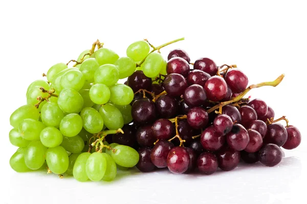 Red and green grapes — Stock Photo, Image