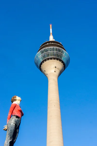 Rhine Tower (Rheinturm) — Stock Photo, Image