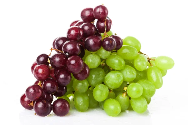 Rood en groen druiven — Stockfoto