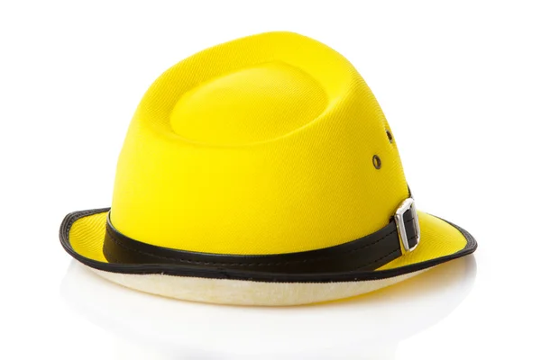 Sombrero amarillo de paja — Foto de Stock