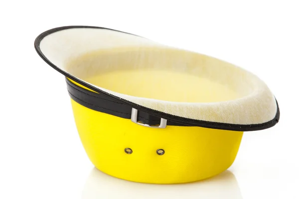 Cappello giallo paglierino — Foto Stock