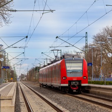Modern tren istasyonu.