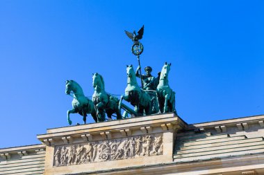 Berlin 'de Brandenburg kapısı