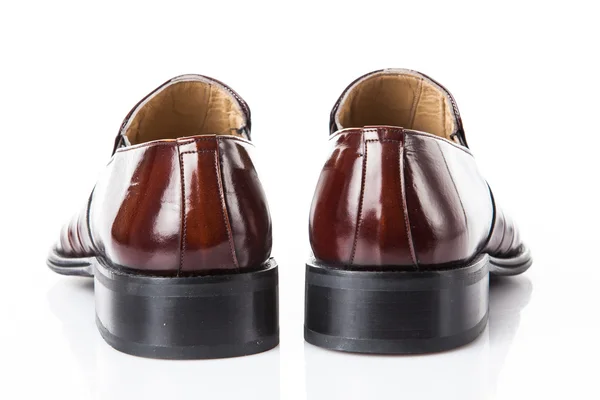 茶色の革ファッション靴 — ストック写真