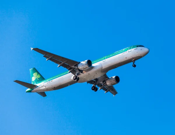 Aer Lingus flyg flygplan — Stockfoto