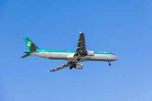 Aer Lingus Voos de avião — Fotografia de Stock