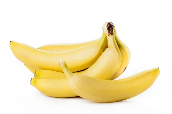 Bando de bananas em branco — Fotografia de Stock