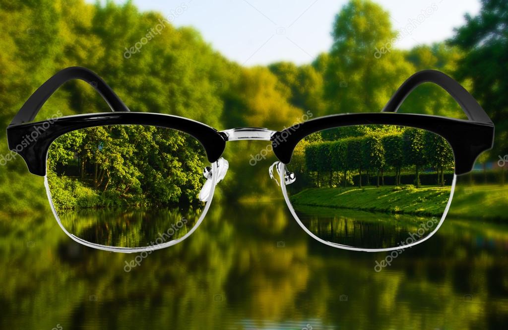 View through sunglasses hotsell