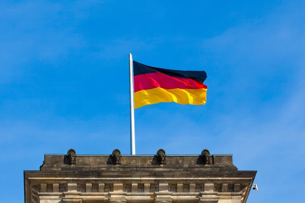 German flag wawing — Stock Photo, Image