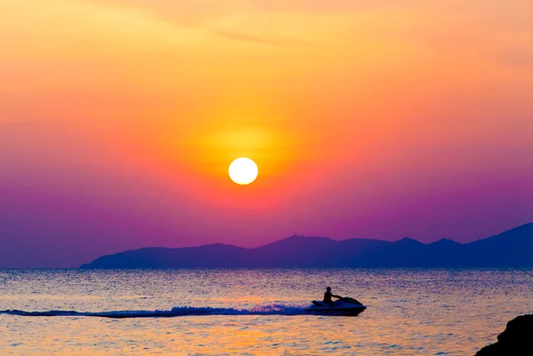 Person on a jet ski — Stock Photo, Image