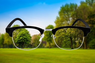 health care, view through glasses