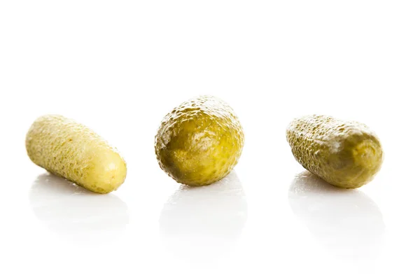 Pepinos em conserva marinados — Fotografia de Stock