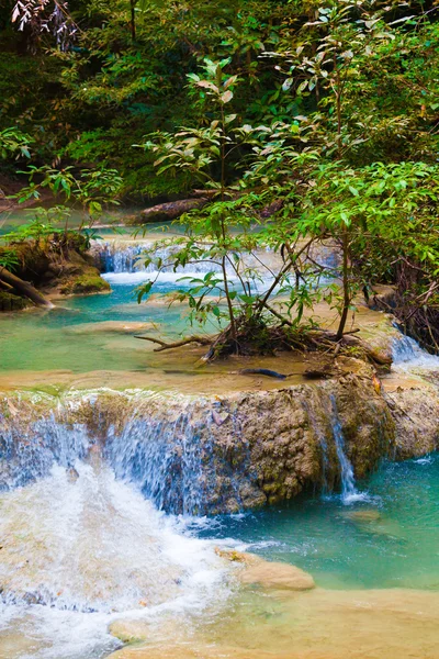 Deep forest Waterfall. — Stock Photo, Image