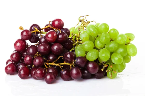 Red and green grapes — Stock Photo, Image