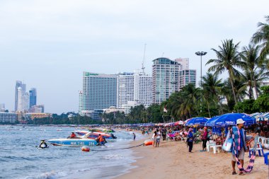 turistler Pattaya Beach