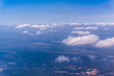 Uçaktan havadan görünümü.